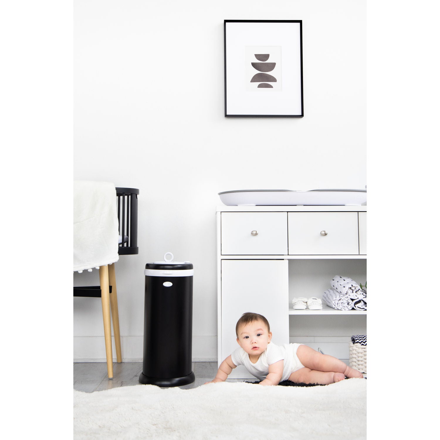 Ubbi Nappy Bin - Matte Black