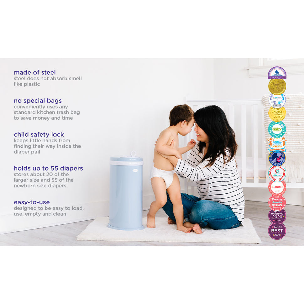 Ubbi Nappy Bin - Matte Black