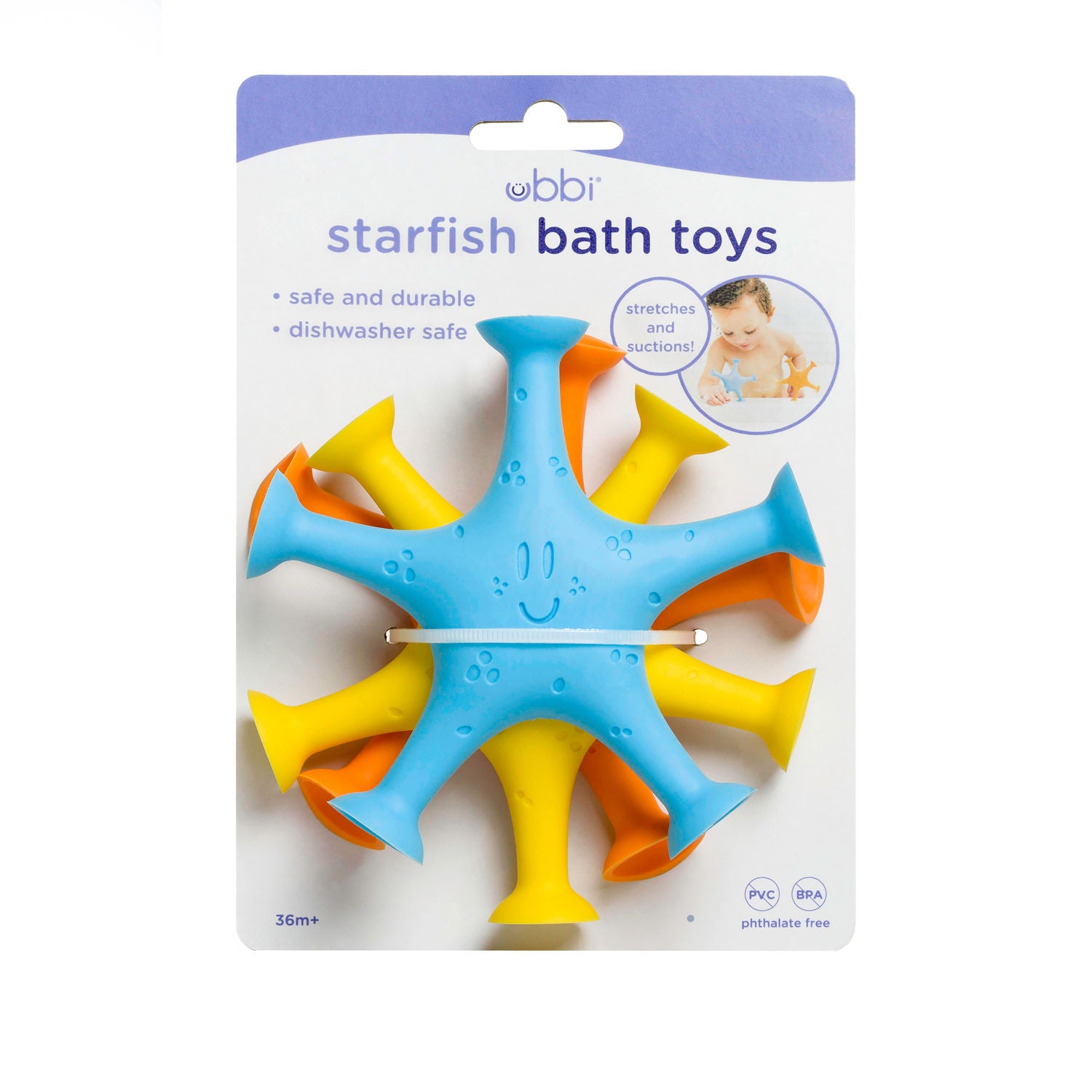 Ubbi Starfish Suction Bath Toys