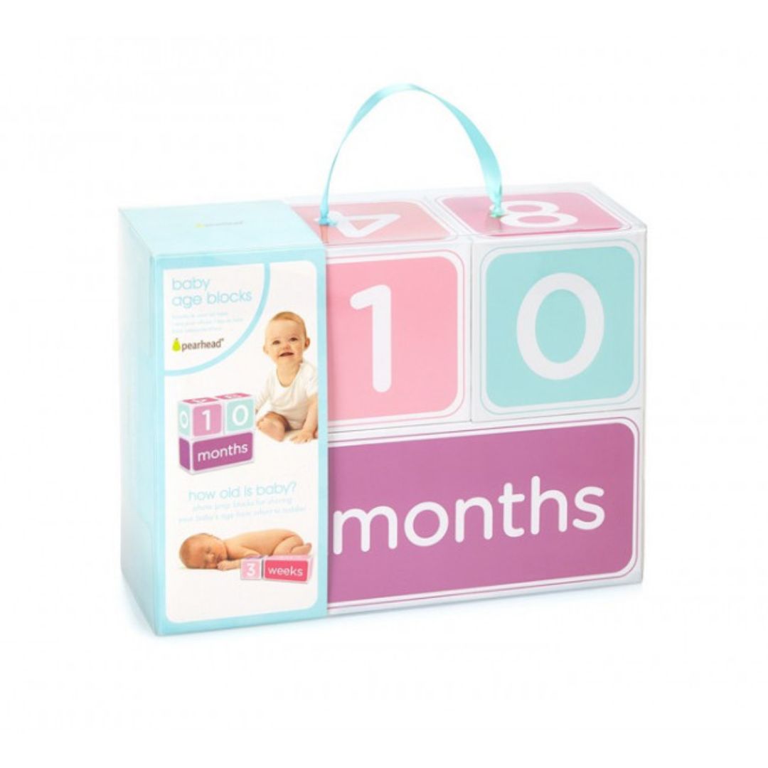 Pearhead Pink Age Block Set