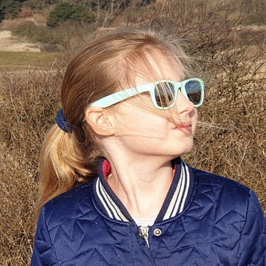 Koolsun Wave Kids Sunglasses - Bleached Aqua