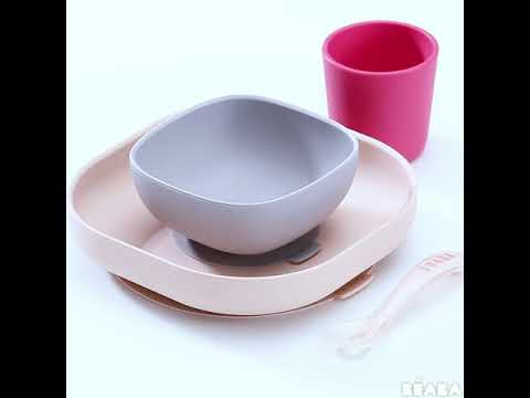 Beaba Silicone Suction Meal Set - Jungle