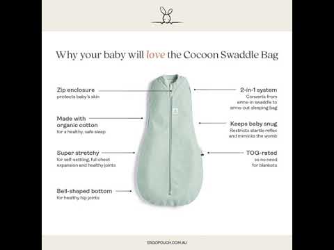 ergoPouch Cocoon Swaddle Bag 1.0 TOG - Berries