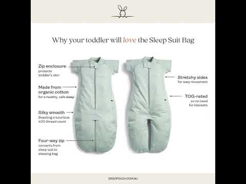 ergoPouch Sleep Suit Bag 0.3 TOG - Night Sky