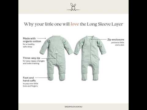 ergoPouch Layers Long Sleeve 0.2 TOG - Berries