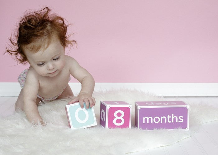 Pearhead - Pink Age Block Set-The Stork Nest
