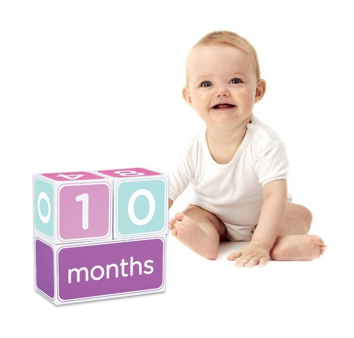 Pearhead - Pink Age Block Set-The Stork Nest