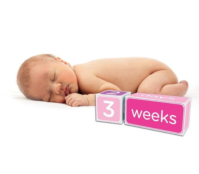 Pearhead - Pink Age Block Set-The Stork Nest