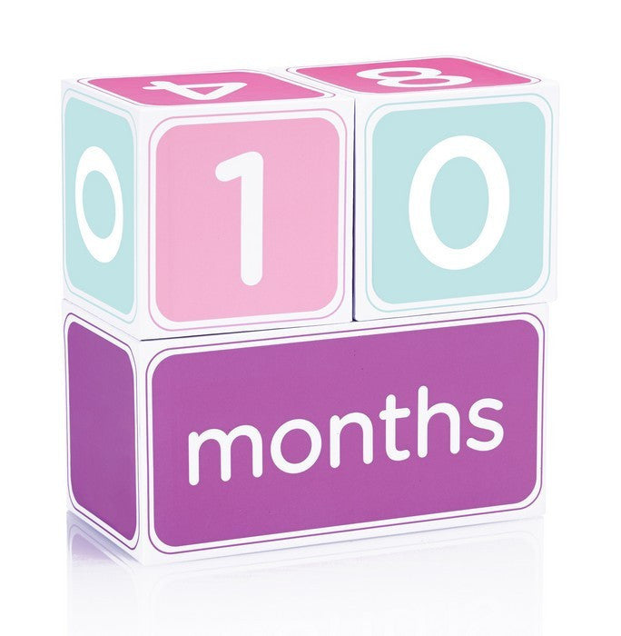 Pearhead - Pink Age Block Set-The Stork Nest