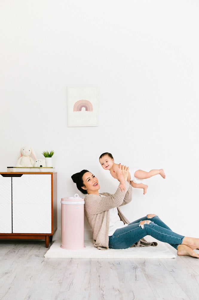 Ubbi Nappy Bin - Blush Pink