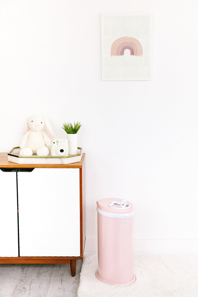 Ubbi Nappy Bin - Blush Pink