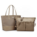 Skip Hop - Taupe Duet 2-in-1 Nappy Tote-The Stork Nest