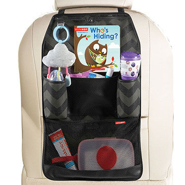 Style Driven Backseat Organizer - Tonal Chevron-The Stork Nest