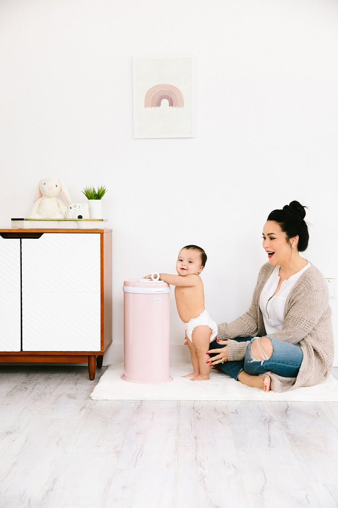 Ubbi Nappy Bin - Blush Pink